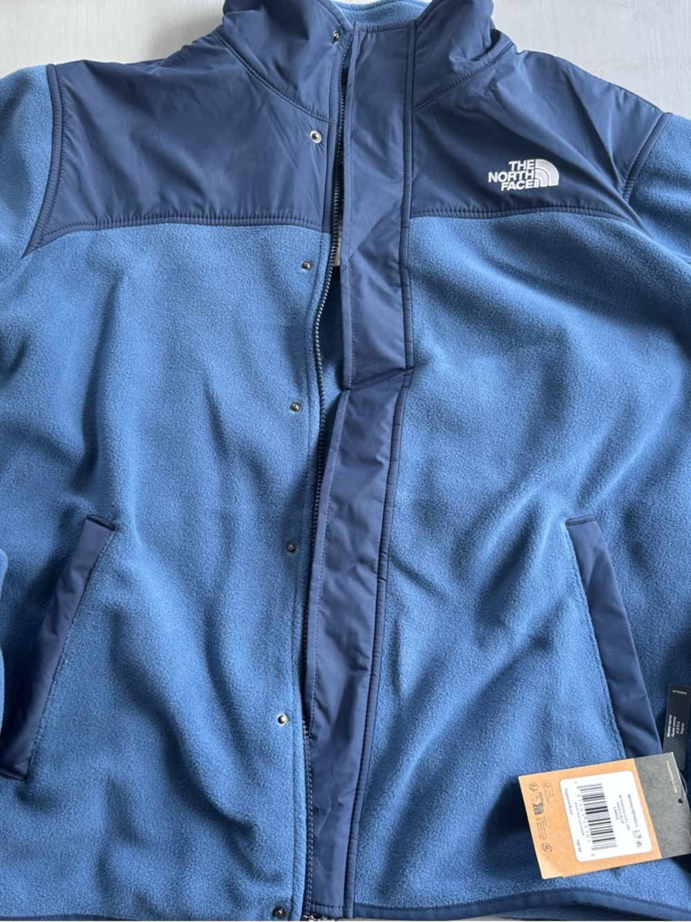 The North Face Tundra Shady Blue Fleece Jacket with Tags